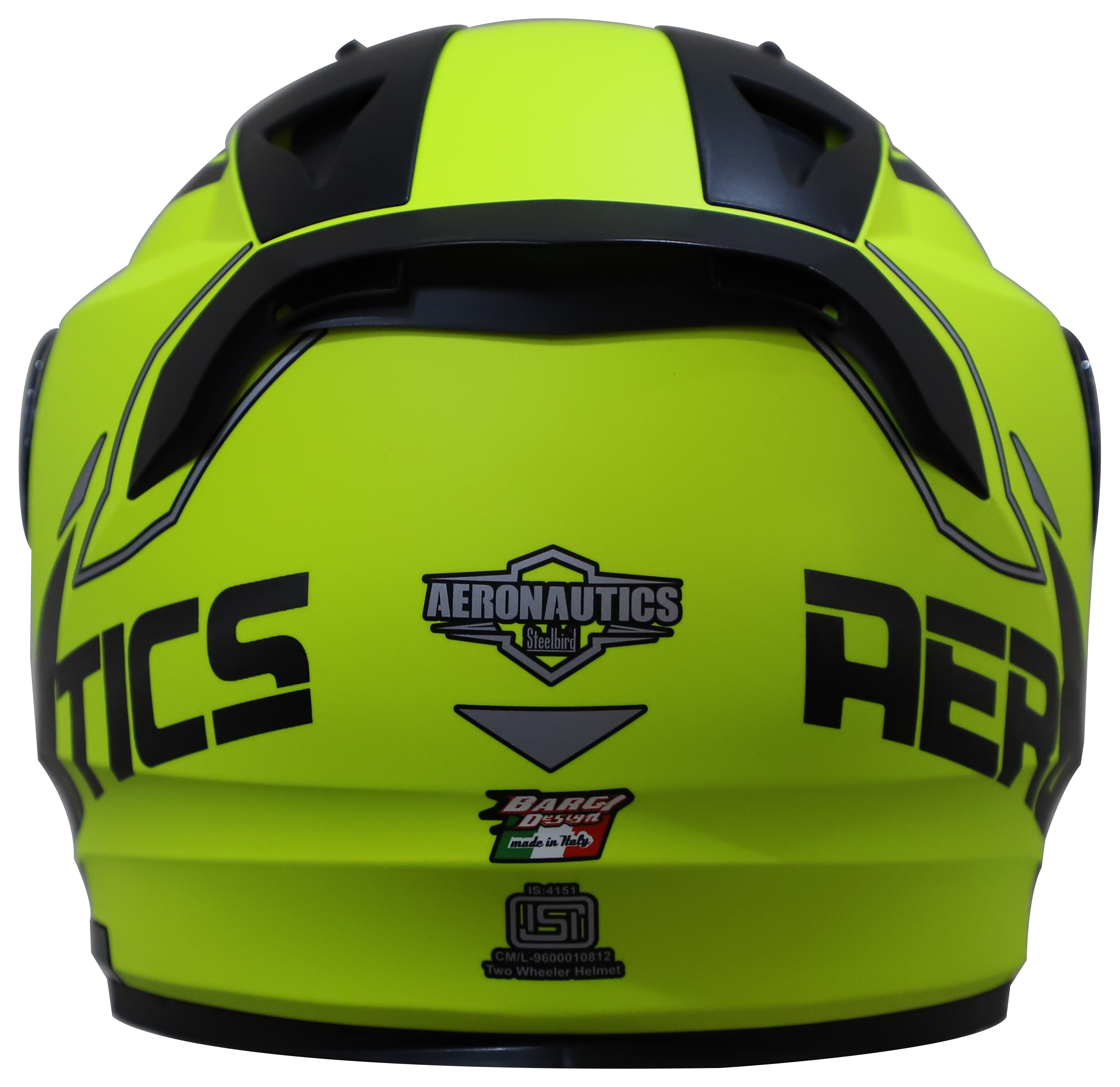 SA-1 RTW GLOSSY FLUO NEON WITH WHITE (FITTED WITH CLEAR VISOR EXTRA SMOKE VISOR FREE)